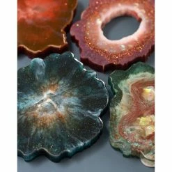 Cheap 😉 American Crafts™ Color Pour Resin Geode Coaster Mold ⭐ -American Crafts Sales 10647525 6