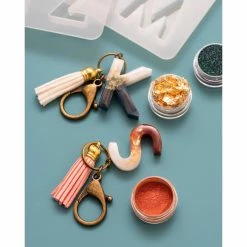 Promo 😀 American Crafts™ Color Pour Resin Alphabet Mold 🔔 -American Crafts Sales 10647527 10