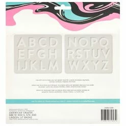Promo 😀 American Crafts™ Color Pour Resin Alphabet Mold 🔔 -American Crafts Sales 10647527 15