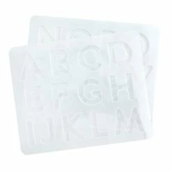 Promo 😀 American Crafts™ Color Pour Resin Alphabet Mold 🔔 -American Crafts Sales 10647527 3