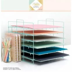Promo 🤩 American Crafts™ Crate Paper Desktop Storage Paper Rack 🎁