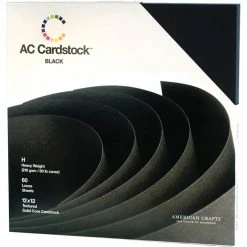 Best Sale ⌛ American Crafts™ 12" x 12" Textured Cardstock, 60 Sheets 😉