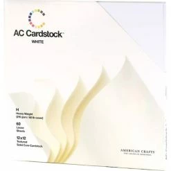 Best Sale ⌛ American Crafts™ 12" x 12" Textured Cardstock, 60 Sheets 😉 -American Crafts Sales D370323S 11