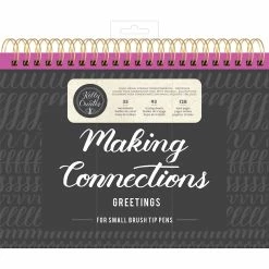 Cheapest ✔️ American Crafts™ Kelly Creates Small Brush Connections & Greetings Workbook 😍