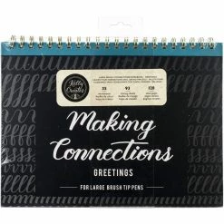 Coupon 🌟 American Crafts™ Kelly Creates Large Brush Connections & Greetings Workbook 🤩 -American Crafts Sales D370362S 2