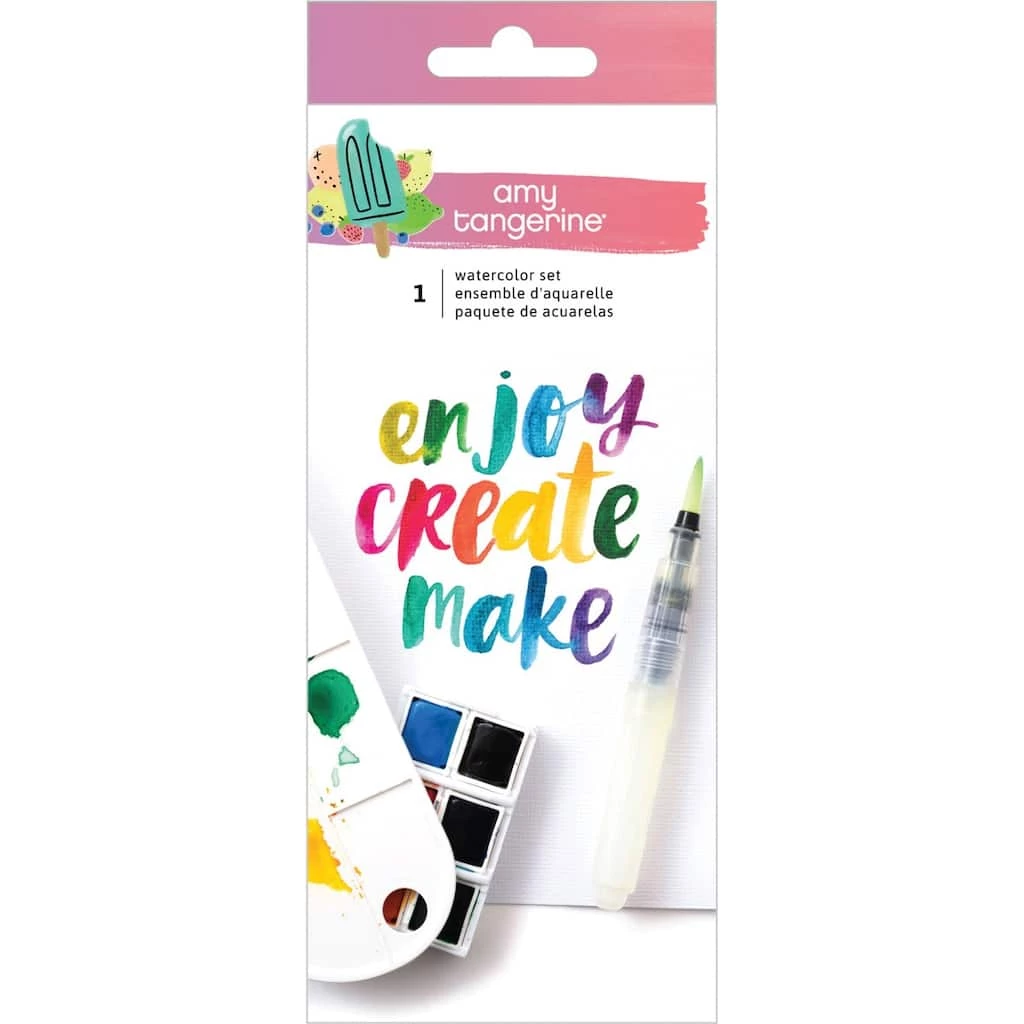 Budget 🤩 American Crafts™ Amy Tangerine® Stay Sweet Watercolor Set ❤️ 3 Budget 🤩 American Crafts™ Amy Tangerine® Stay Sweet Watercolor Set ❤️