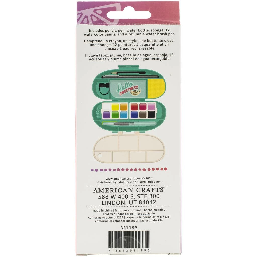 Budget 🤩 American Crafts™ Amy Tangerine® Stay Sweet Watercolor Set ❤️ 9 Budget 🤩 American Crafts™ Amy Tangerine® Stay Sweet Watercolor Set ❤️ - Image 7