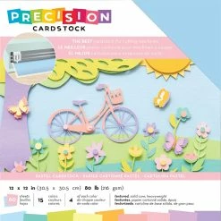 Brand new 👏 American Crafts™ Precision Cardstock 12" x 12" Pastel Textured Cardstock, 60 Sheets ✨