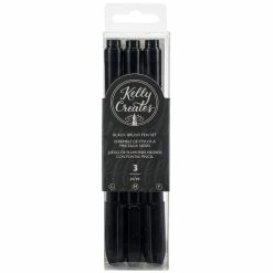 Flash Sale 👍 American Crafts™ Kelly Creates Black Brush Pen Set 🎉