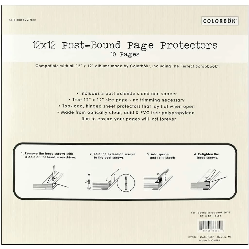 Cheapest 💯 Colorbok® 12" x 12" Top-Loading Page Protectors, 10ct. by American Crafts ⌛ 3 Cheapest 💯 Colorbok® 12" x 12" Top-Loading Page Protectors, 10ct. by American Crafts ⌛