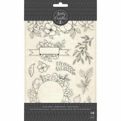 New ⭐ American Crafts™ Kelly Creates Florals Acrylic Traceable Stamps 🎁