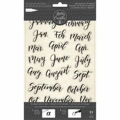 New 🤩 American Crafts™ Kelly Creates Bouncy Months Acrylic Traceable Stamps 🎁
