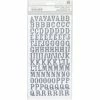 Best deal 🔥 American Crafts™ Thickers™ Silver Glitter Rockabye Chipboard Alphabet Stickers 🤩 2 Best deal 🔥 American Crafts™ Thickers™ Silver Glitter Rockabye Chipboard Alphabet Stickers 🤩 -American Crafts Sales D408983S 1