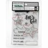 Top 10 👏 American Crafts™ Vicki Boutin Let's Go W/Magnetic Sheet & Pouch Stamps & Dies 💯 -American Crafts Sales D444842S 1