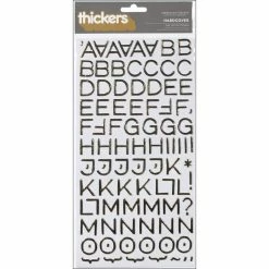 New 🎁 American Crafts™ Hardcover Gold Foil Alphabet Stickers ✔️