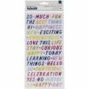 Flash Sale 🛒 American Crafts™ Paige Evans Wonders Thickers™ Happy Day Phrases Stickers 👍 -American Crafts Sales D494735S 1