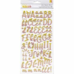 Flash Sale 👍 Obed Marshall Buenos Dias Thickers™ Alphabet Stickers by American Crafts 🥰