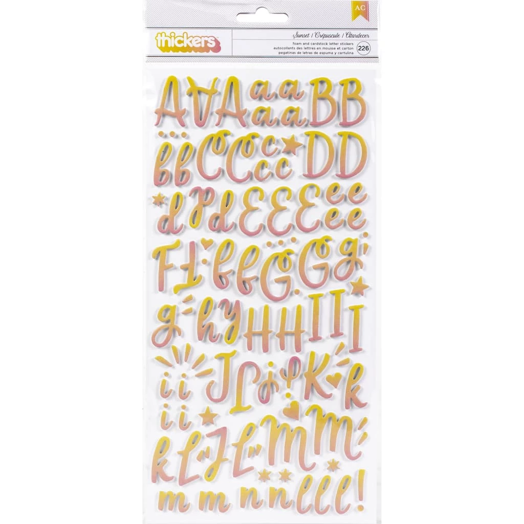 Flash Sale 👍 Obed Marshall Buenos Dias Thickers™ Alphabet Stickers by American Crafts 🥰 3 Flash Sale 👍 Obed Marshall Buenos Dias Thickers™ Alphabet Stickers by American Crafts 🥰