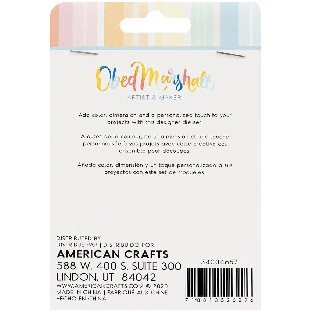 Brand new 🧨 American Crafts™ Obed Marshall Buenos Dias Die Set ❤️ 5 Brand new 🧨 American Crafts™ Obed Marshall Buenos Dias Die Set ❤️ - Image 3