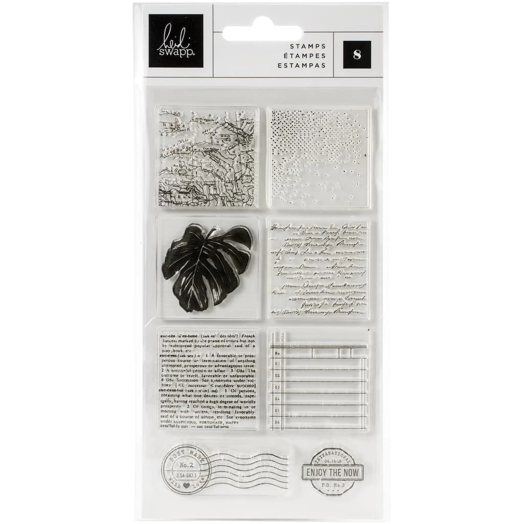 Promo 🌟 American Crafts™ Heidi Swapp® Art Walk Clear Stamp Set 🤩 3 Promo 🌟 American Crafts™ Heidi Swapp® Art Walk Clear Stamp Set 🤩
