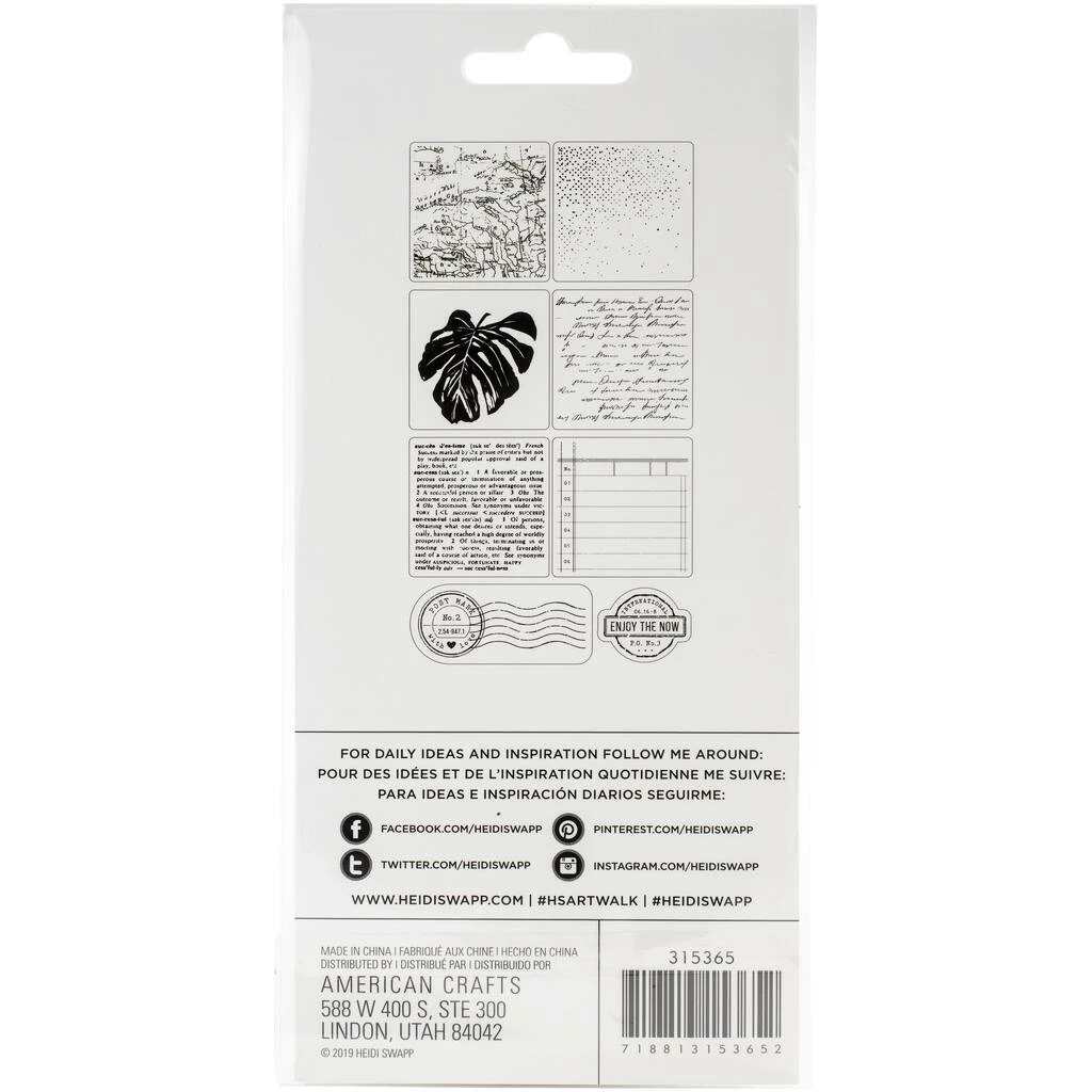 Promo 🌟 American Crafts™ Heidi Swapp® Art Walk Clear Stamp Set 🤩 4 Promo 🌟 American Crafts™ Heidi Swapp® Art Walk Clear Stamp Set 🤩 - Image 2