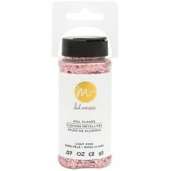 Wholesale 🧨 Heidi Swapp™ Minc® Light Pink Foil Flakes by American Crafts 🥰