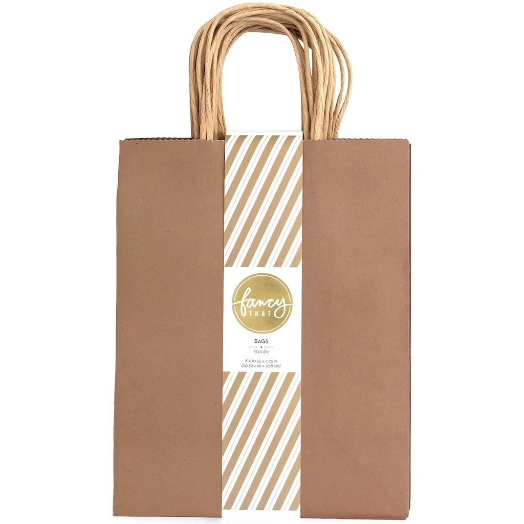 Wholesale 🥰 American Crafts™ Fancy That Medium Natural Kraft Bags, 13ct. 🤩 2 Wholesale 🥰 American Crafts™ Fancy That Medium Natural Kraft Bags, 13ct. 🤩