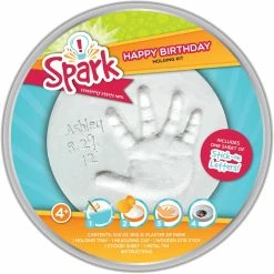 Best deal 😍 Spark Happy 🥳 Birthday Round Plaster Tin by American Crafts 😍