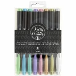 Flash Sale 🎉 Kelly Creates Metallic Jewel Small Brush Pen Set by American Crafts ❤️