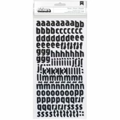 Best reviews of 🔥 American Crafts Foam Alphabet Stickers-Wonder-Black, 298/Pkg 🌟