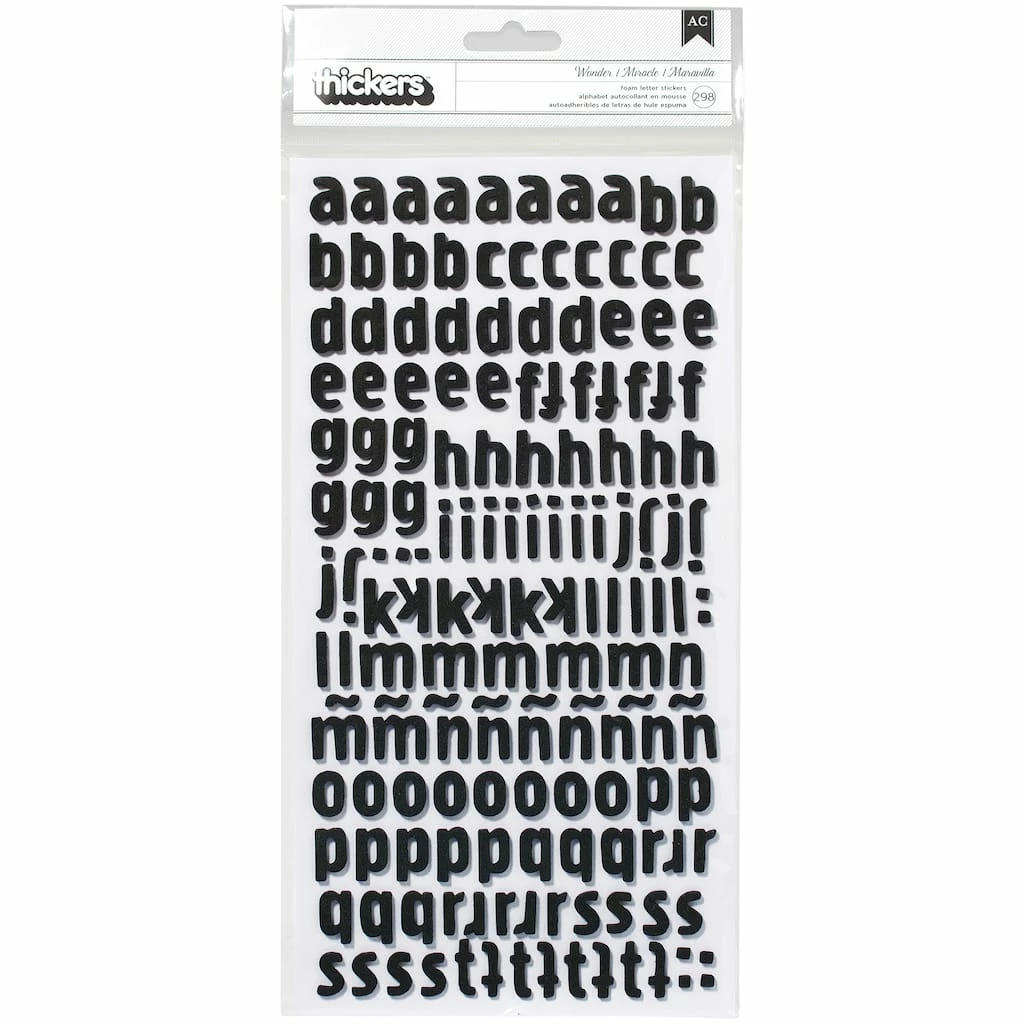Best reviews of 🔥 American Crafts Foam Alphabet Stickers-Wonder-Black, 298/Pkg 🌟 3 Best reviews of 🔥 American Crafts Foam Alphabet Stickers-Wonder-Black, 298/Pkg 🌟