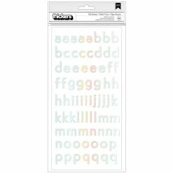 Top 10 🧨 Heidi Swapp Old School Thickers Stickers 183/Pkg-Alphabet/Chipboard by American Crafts 🎉