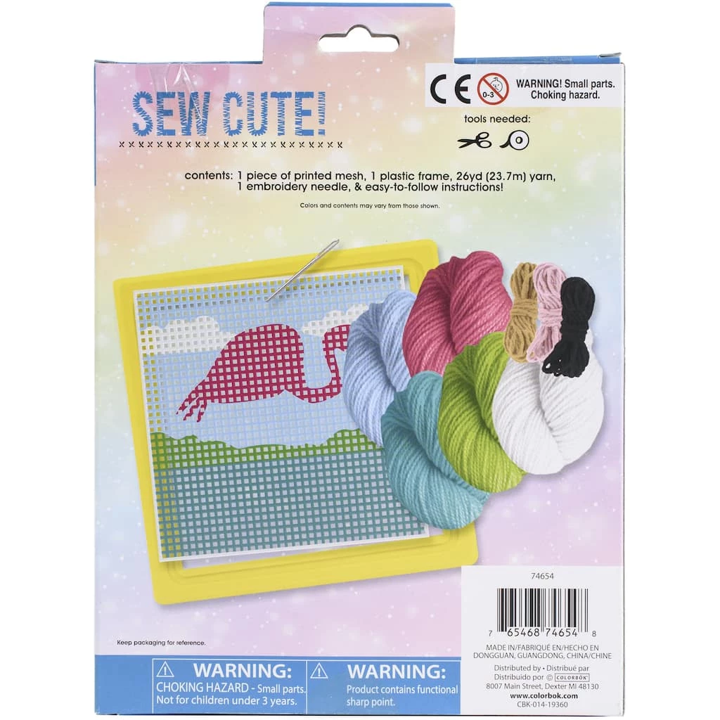 Brand new ⭐ American Crafts™ Sew Cute! Flamingo Needlepoint Kit 🛒 4 Brand new ⭐ American Crafts™ Sew Cute! Flamingo Needlepoint Kit 🛒 - Image 2