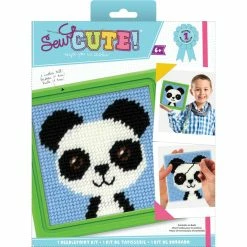 Best deal 👏 American Crafts™ Sew Cute! Paul Panda Needlepoint Kit ❤️