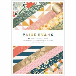 Deals 🤩 American Crafts™ Paige Evans Bungalow Lane Paper Pad With Copper Foil, 6" x 8" 🛒