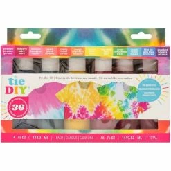 Cheap 🥰 American Crafts™ 12 Color Tie Dye Kit 🌟 -American Crafts Sales D589314S 1