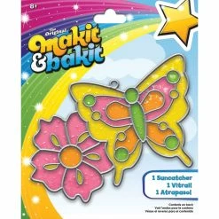 Outlet 🛒 Makit & Bakit™ Butterfly & Flower Suncatcher Kit by American Crafts ✨