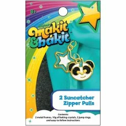 Deals 🎉 Makit & Bakit™ Suncatcher Zipper Pull Charms Kit by American Crafts 🎉