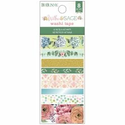 Promo 🌟 BoBunny® Willow & Sage Washi Tape Set by American Crafts 💯