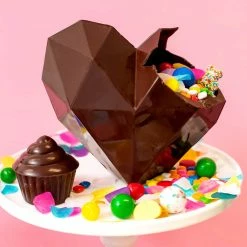 Outlet ⭐ KaBoom Chocolaka Geometric Heart Chocolate Piñata Mold by American Crafts 😉 -American Crafts Sales D601400S 11