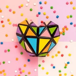 Outlet ⭐ KaBoom Chocolaka Geometric Heart Chocolate Piñata Mold by American Crafts 😉 -American Crafts Sales D601400S 12