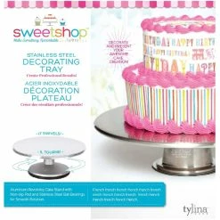 Outlet 🥰 Sweetshop™ Stainless Steel Decorating Tray by American Crafts 👍
