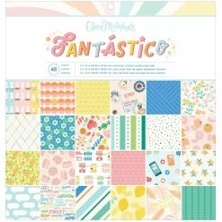 Budget ❤️ American Crafts™ 12" x 12" Odeb Marshall Fantastico Single-Sided Paper Pad, 48ct. ✔️