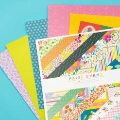 Cheapest ⌛ American Crafts™ Paige Evans Splendid Single-Sided Paper Pad, 12" x 12" 🛒 -American Crafts Sales D613597S 4