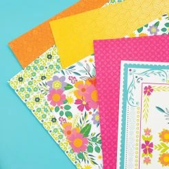 Cheapest ⌛ American Crafts™ Paige Evans Splendid Single-Sided Paper Pad, 12" x 12" 🛒 -American Crafts Sales D613597S 6