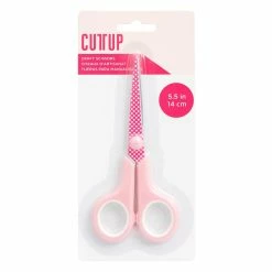 Cheap 👏 American Crafts™ 5.5" Pink with Polka Dots Sharp Tip Scissors 🎉