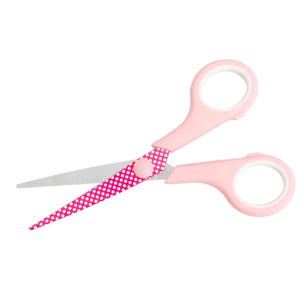Cheap 👏 American Crafts™ 5.5" Pink with Polka Dots Sharp Tip Scissors 🎉 4 Cheap 👏 American Crafts™ 5.5" Pink with Polka Dots Sharp Tip Scissors 🎉 - Image 2