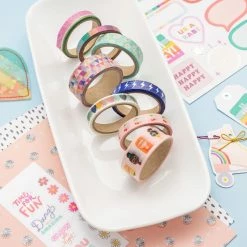 Flash Sale 🥰 American Crafts™ Damask Love Life's A Party Washi Tape Set 🛒 -American Crafts Sales D616845S 5