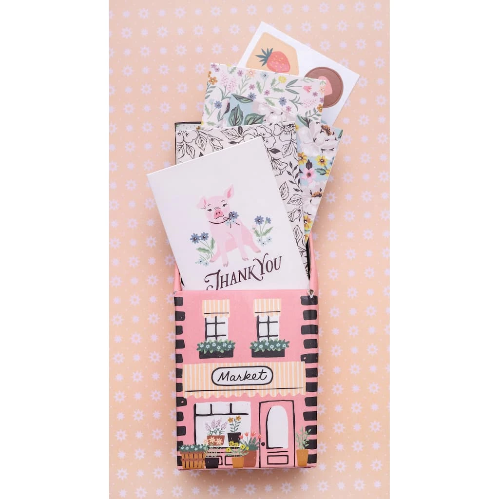 Flash Sale 🤩 Maggie Holmes Market Square Mini House Card Set by American Crafts ❤️ 6 Flash Sale 🤩 Maggie Holmes Market Square Mini House Card Set by American Crafts ❤️ - Image 4