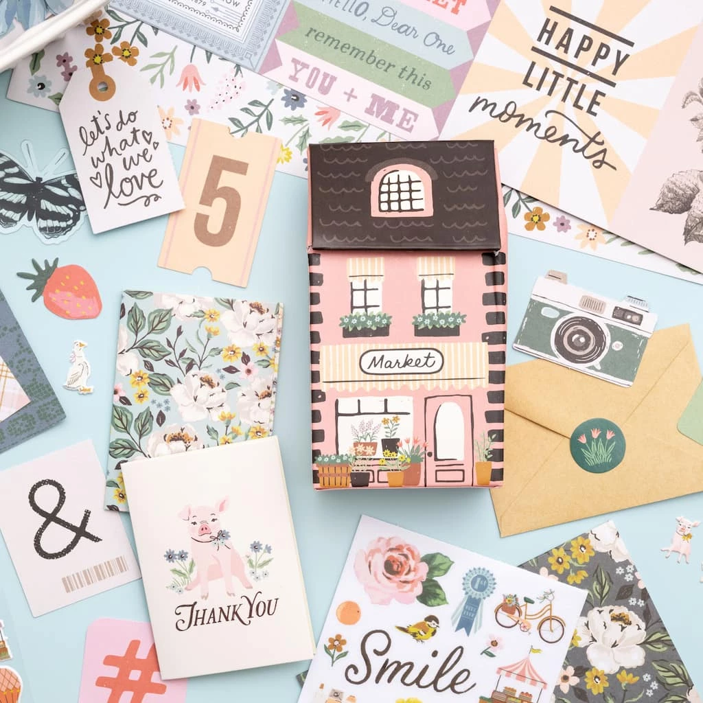 Flash Sale 🤩 Maggie Holmes Market Square Mini House Card Set by American Crafts ❤️ 7 Flash Sale 🤩 Maggie Holmes Market Square Mini House Card Set by American Crafts ❤️ - Image 5